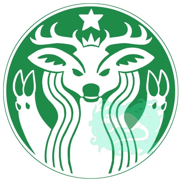 Stagbucks Sticker