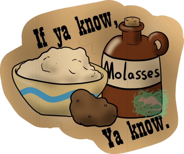 Potatoes & Molasses Sticker